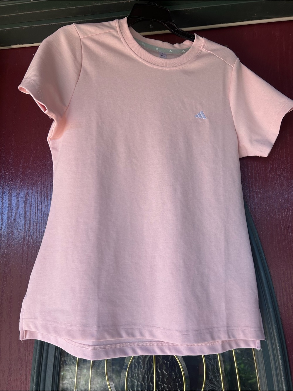 Adidas Light Pink Short-Sleeve Tee